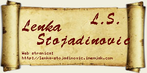 Lenka Stojadinović vizit kartica